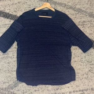 Luck Brand Los Angeles Navy Blue Crewneck size L